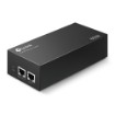 Изображение Модуль PoE++ TP-Link TL-POE170S гигабитный Ethernet черного цвета.