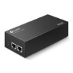 Изображение Модуль PoE++ TP-Link TL-POE170S гигабитный Ethernet черного цвета.