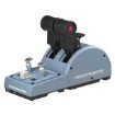 Изображение Джойстик Thrustmaster TCA Quadrant Airbus Edition черного и синего цвета.