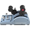 Изображение Джойстик Thrustmaster TCA Quadrant Airbus Edition черного и синего цвета.