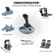 Изображение Джойстик Thrustmaster TCA Quadrant Airbus Edition черного и синего цвета.