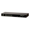 Изображение KVM переключатель ATEN CS1316 с 16 портами USB и PS/2 черного цвета.