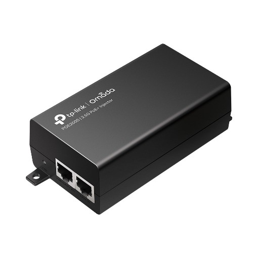 Изображение PoE+ инжектор TP-Link Omada 2.5G модель TL-POE260S черного цвета.