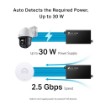 Изображение PoE+ инжектор TP-Link Omada 2.5G модель TL-POE260S черного цвета.