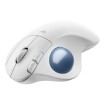 Изображение Беспроводная мышь Logitech ERGO M575S Trackball белого цвета.
