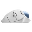 Изображение Беспроводная мышь Logitech ERGO M575S Trackball белого цвета.