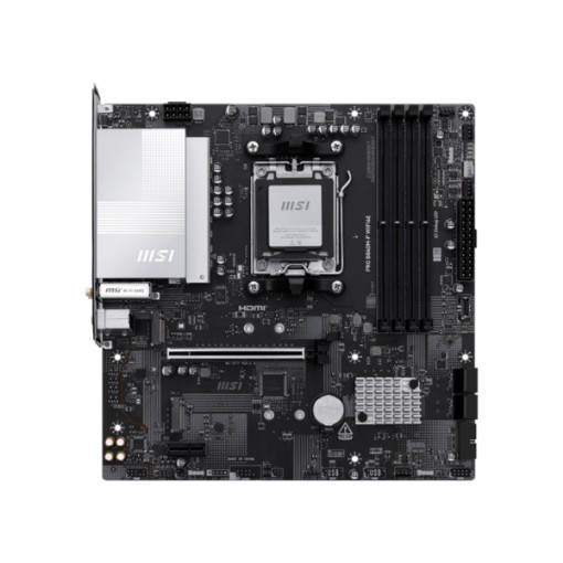 Изображение Материнская плата MSI B840M GAMING PLUS WIFI6E черного цвета.