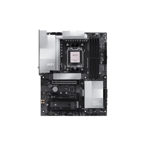 Изображение Материнская плата MSI PRO X870E-P WIFI черного цвета.