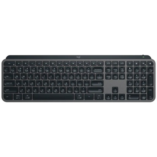 Изображение Беспроводная клавиатура Logitech MX Keys S серого цвета.