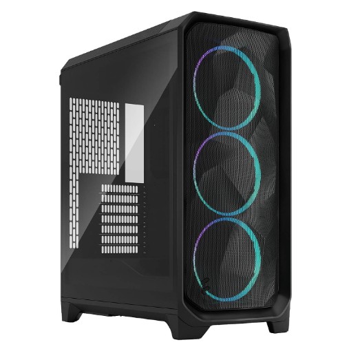 Picture of Fractal Design Meshify 3 Black RGB TG Light Tint Computer Case.