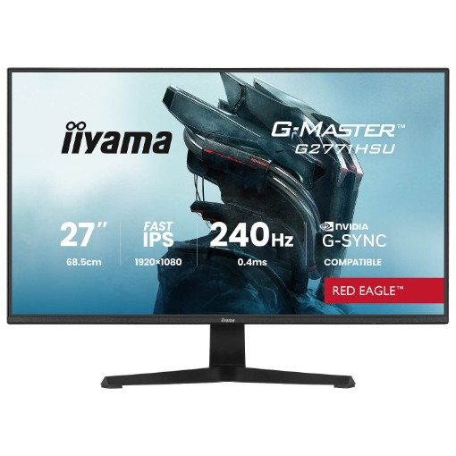 Picture of IIYAMA G-Master G2771HSU-B1 gaming computer monitor, 27 inches.