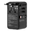 Picture of Universal travel adapter Verbatim Charge 'n' Travel 70W GaN III in black