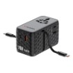 Picture of Universal travel adapter Verbatim Charge 'n' Travel 70W GaN III in black