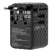 Picture of Universal Travel Adapter Verbatim Charge 'n' Travel 100W GaN III in Black