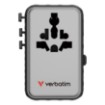 Picture of Universal Travel Adapter Verbatim Charge 'n' Travel 100W GaN III in Black