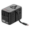Picture of Universal Travel Adapter Verbatim Charge 'n' Travel 100W GaN III in Black