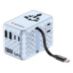 Picture of Universal Travel Adapter Verbatim Charge 'n' Travel 100W GaN III in Blue
