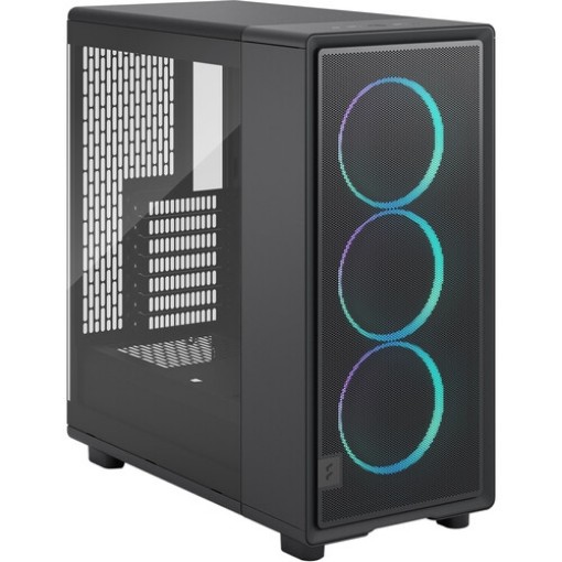 Изображение Корпус для компьютера Fractal Design Epoch RGB Mid-Tower (черный с тонированным закаленным стеклом).