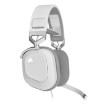 Picture of Corsair HS80 RGB USB gaming headphones in white.