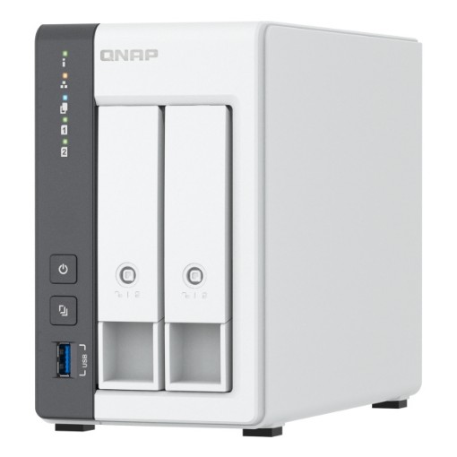 Изображение NAS сервер QNAP TS-216G 4G Quad-Core белого цвета.