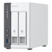 Изображение NAS сервер QNAP TS-216G 4G Quad-Core белого цвета.