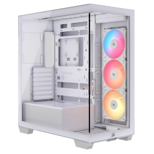 Изображение Корпус компьютера Corsair 3500X RS-R ARGB белого цвета.