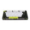 Изображение Беспроводная механическая клавиатура ASUS Jelly75 KD201 зелёного, белого и чёрного цвета.