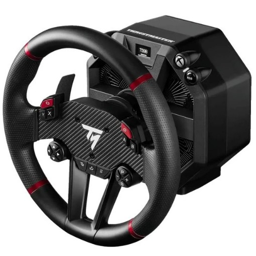 Изображение Руль Thrustmaster T598X черный USB с аналоговыми/цифровыми педалями для компьютера и Xbox.