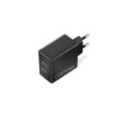 תמונה של מתאם חשמל Lenovo Dual USB-C 65W GaN צבע שחור G0A6065BEU