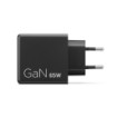 תמונה של מתאם חשמל Lenovo Dual USB-C 65W GaN צבע שחור G0A6065BEU