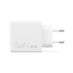 Изображение Адаптер питания Lenovo Dual USB-C 65W GaN белого цвета G0A6065WEU.