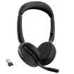 תמונה של אוזניות קשת אלחוטיות Jabra Evolve2 65 Flex UC עם מעמד טעינה