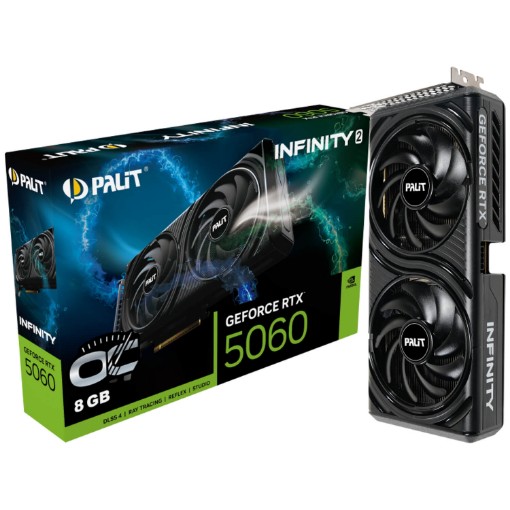 Изображение Видеокарта Palit GeForce RTX 5060 Infinity 2 OC 8GB.
