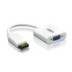 Изображение Адаптер ATEN DisplayPort на VGA модель VC925 белого цвета.
