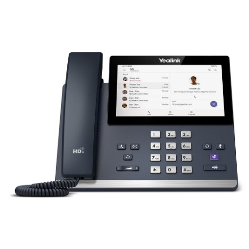 Yealink MP56 E2 Teams Phone – Touch 7” Android 13, Bluetooth 5.2, Audio HD, Pulsante Teams E PoE Per Ufficio Moderno