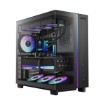 Picture of GAMDIAS ATLAS M4 computer case in black color.