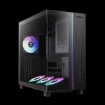 Picture of GAMDIAS ATLAS M4 computer case in black color.