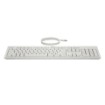 Изображение Набор клавиатура и мышь HP 225 AW5S6AA белого цвета.