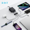 תמונה של מטען Anker עוצמתי 6 יציאות 112W GaN