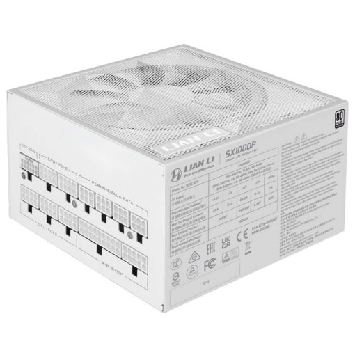 Изображение Блок питания Lian-Li SX1000P 1000W Platinum белый.