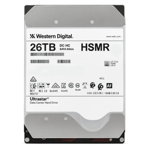 תמונה של כונן HDD Western Digital Ultrastar DC HC695 26TB SATA3