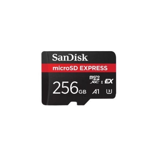 תמונה של כרטיס זיכרון SanDisk 256GB microSD Express Memory Card SDSQXFN-256G-GN4NN