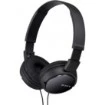 Изображение Накладные наушники Sony MDR-ZX110/B черного цвета.