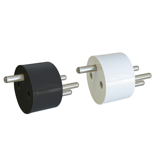 Picture of Fixed adapter from French plug to Israeli three-pin plug DPA-8.