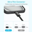 תמונה של כבל Anker USB C-C 240W בצבע שחור