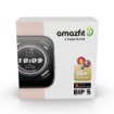 Изображение Умные часы Amazfit Bip 5 в пастельно-розовом цвете.