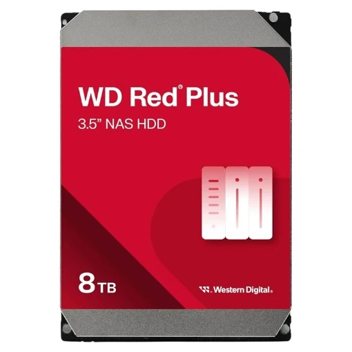 תמונה של כונן Western Digital Red Plus 8TB SATA3 5640 RPM