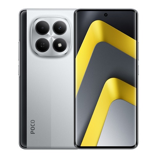 Изображение Смартфон XIAOMI POCO M8 5G 8GB/256GB серебристого цвета.