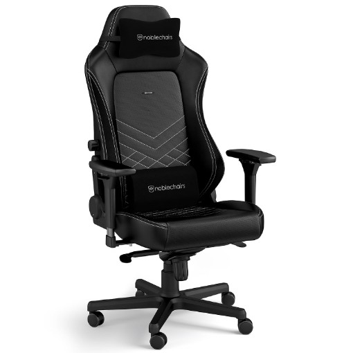 Изображение Игровое и офисное кресло Noblechairs HERO черного/белого цвета.