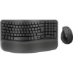Изображение Беспроводной эргономичный набор клавиатуры и мыши Logitech Wave Keys + Lift цвета Графит.